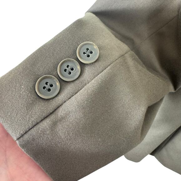 Massimo Collezioni NWOT Tan Lined Single Breasted Button Up Blazer Men's Sz 46R - Picture 4 of 9